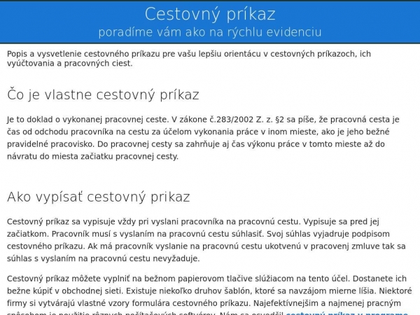 cestovny-prikaz.sk