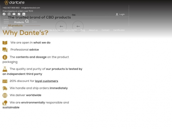 dantescbd.com