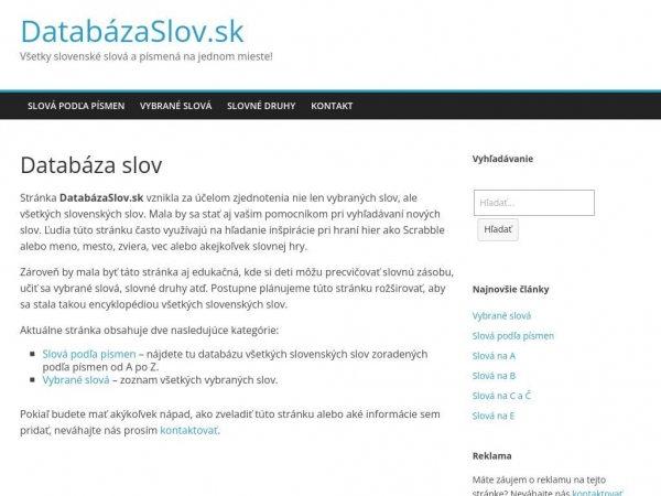 databazaslov.sk