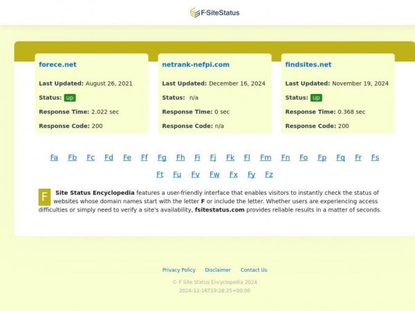 fsitestatus.com