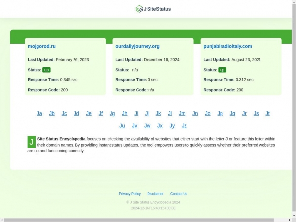 jsitestatus.com