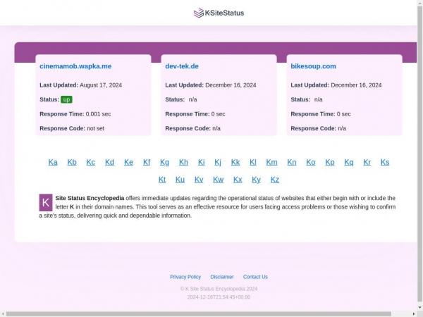 ksitestatus.com