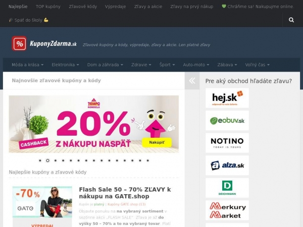 kuponyzdarma.sk