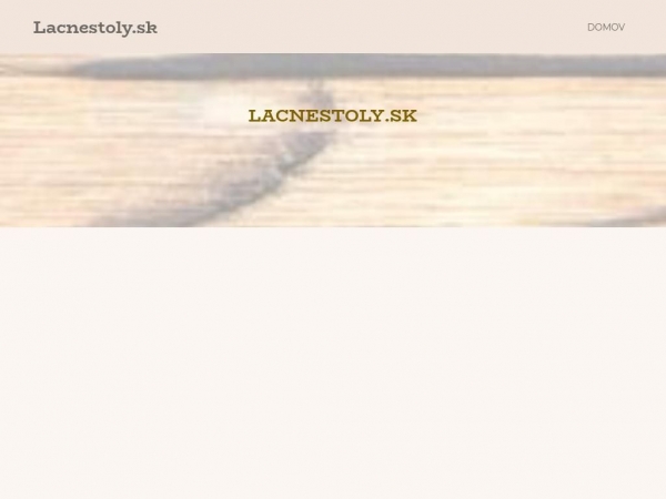 lacnestoly.sk