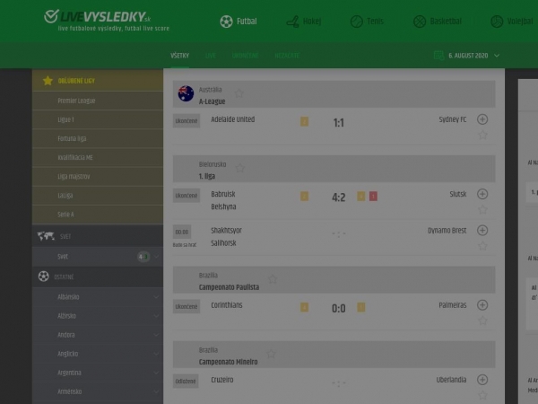livevysledky.sk