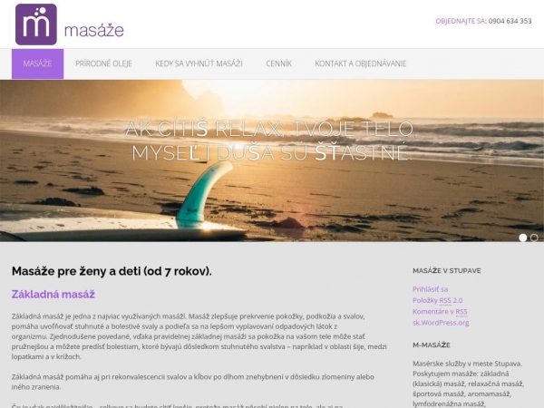 m-masaze.sk