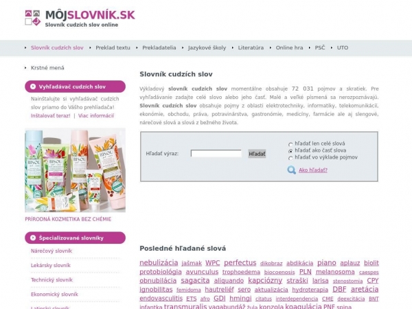 mojslovnik.sk