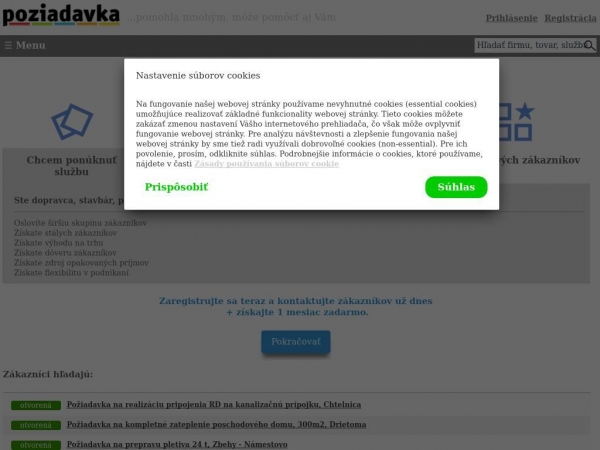 poziadavka.sk