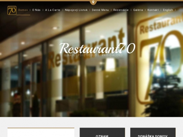 restaurant70.sk