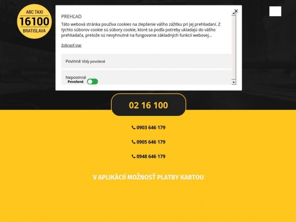 taxi16100.sk