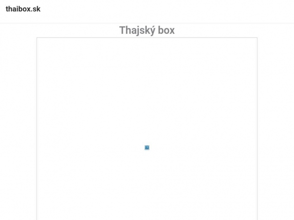 thaibox.sk