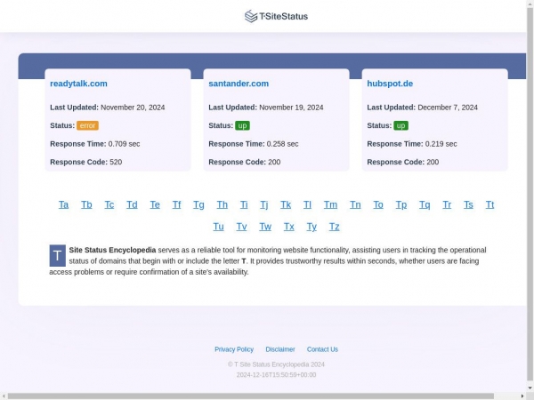 tsitestatus.com