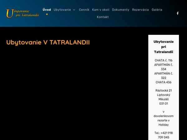 ubytovanie-tatralandia.sk