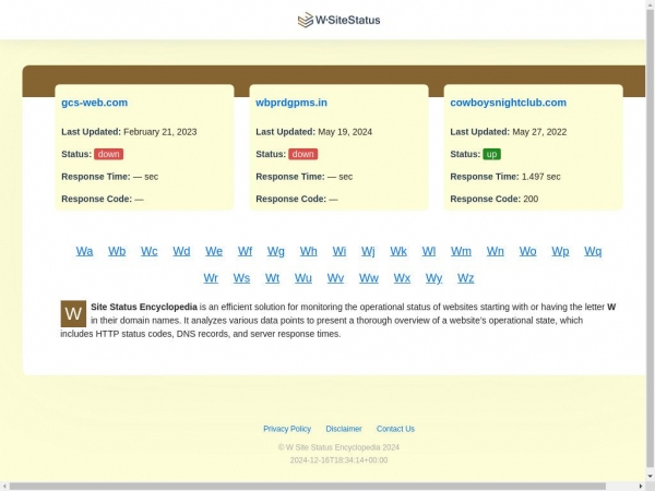 wsitestatus.com