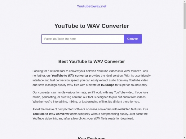 youtubetowav.net