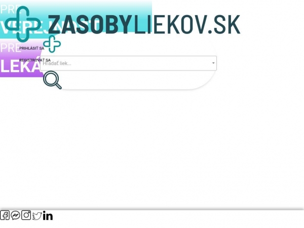 zasobyliekov.sk